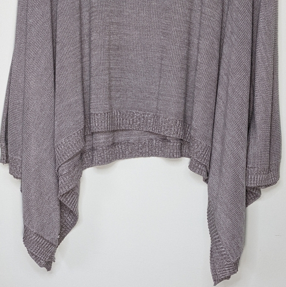 Lululemon Cashmere Divinity Shrug Lunar Rock Iced Iris Gray Poncho Cardigan - Picture 7 of 14